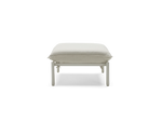 Terra Ottoman, in Putty, front view