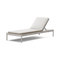 Terra Sun Lounger, in Putty, three-quarter view