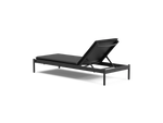 Terra Sun Lounger, in Charcoal, rear view