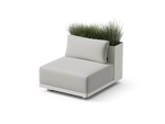 Workaround Chair – White | Sunbrella Nurture Pebble / Planter – image 1