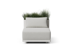 Workaround Chair – White | Sunbrella Nurture Pebble / Planter – image 2