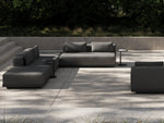 Workaround Sectional – White | Sunbrella Nurture Pebble / L-Shape / Planter – image 9