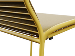 XY Dining Chair (Set of 2), armless, in Yellow, closeup