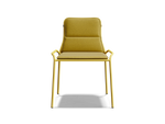 XY Dining Chair (Set of 2), armless, in Yellow, front view