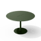 XY Round Dining Table, in Olive, front view